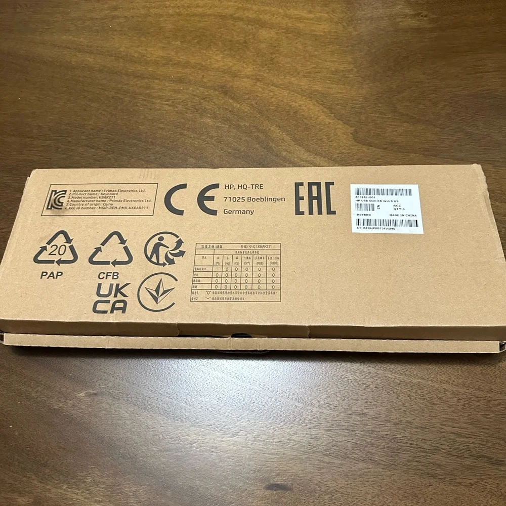 HP brand keyboard